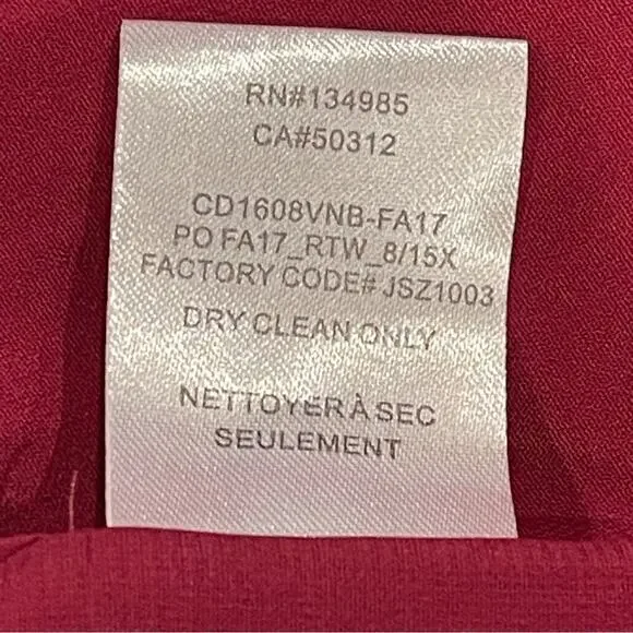 For Love And Lemons Dress Medium Red Velvet Quiet Luxury Designer Event NWT‎ - Picture 10 of 16